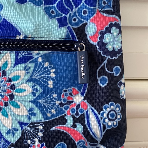 Vera Bradley Hipster crossbody purse bag NWT blue lighten up lotus flower swirl - Picture 6 of 6